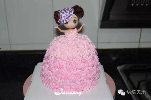 小公主生日蛋糕图片,童话般的甜蜜盛宴